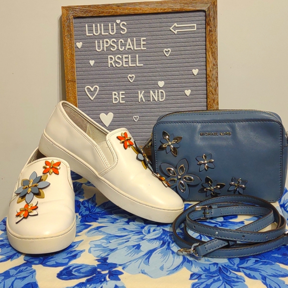 BEAUTIFUL MICHAEL KORS CROSSBODY WITH MATCHING SHOES